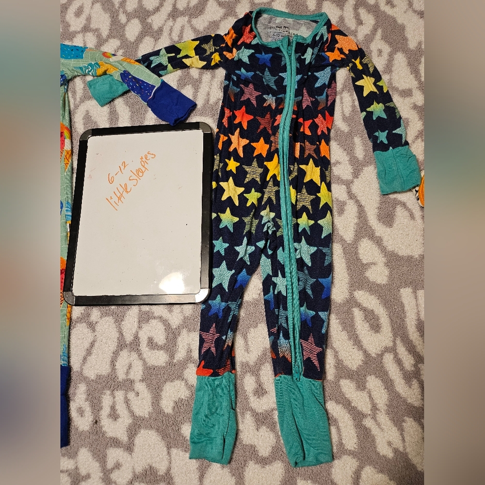 Little Sleepies Starry Night Pajama Set Vibrant and Cozy